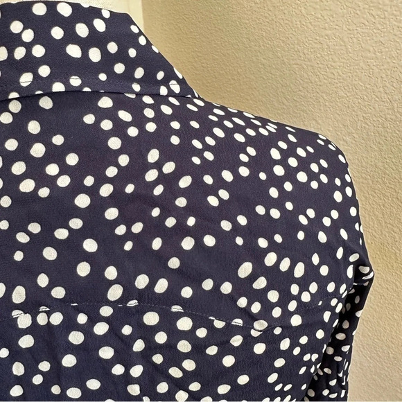 Sandrine Rose X Free People Polka Dot Button Down Shirt - NWT - X-Small - Picture 9 of 9